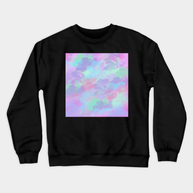 Pastel SkyDye Crewneck Sweatshirt by TrapperWeasel